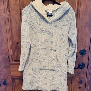 Cozy Light Blue Hooded Pajama